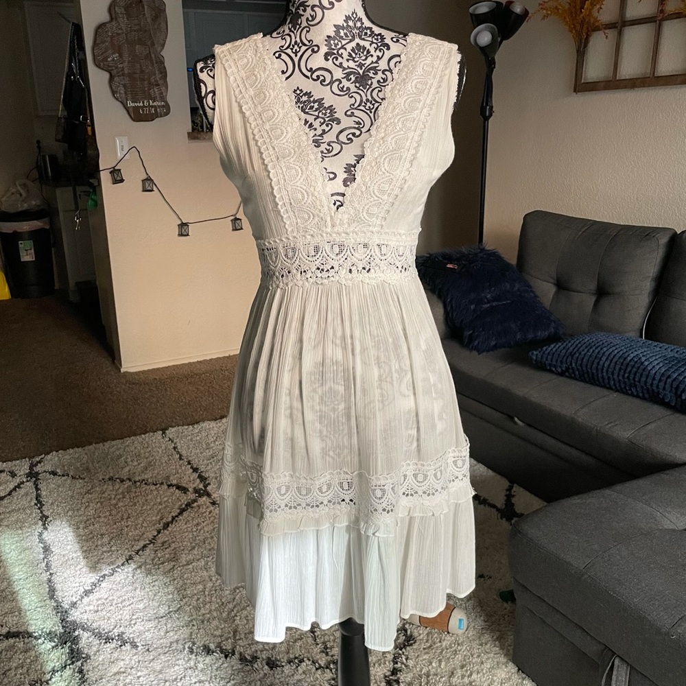 White Lace Dress